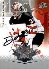 Dylan Garand Signed 2021 Upper Deck Canada Juniors card #16 New York Rangers