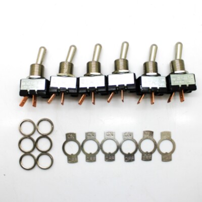 Pack of 6 Carling Technologies ON-NONE-OFF Toggle Switch CA201-78/272-06747-XTR1