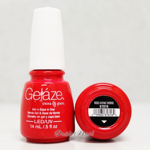 Geláze Gelaze by China Glaze 15 ml gel-n-base in un unico smalto gel @scegli QUALSIASI colore - Foto 47 di 49