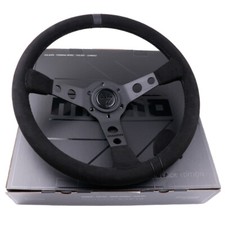 350mm14inch Momo Black Edition Mod07 Deep Dish Suede Sport Steering Wheel