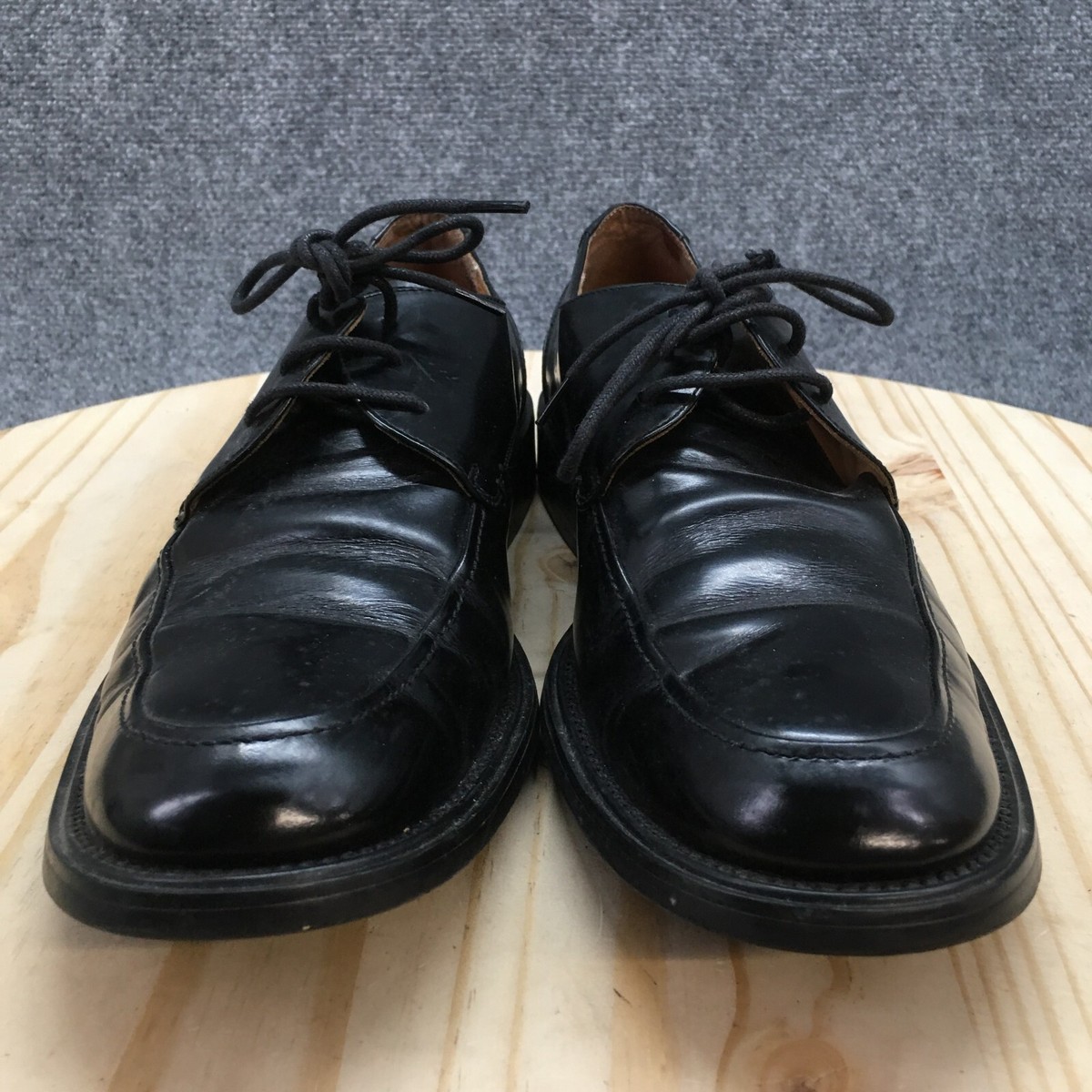 Milo Men’s Black Abrasivado Oxford – Italian Leather Dress Shoes Di Bianco Bersano Nero Oxford | Premium Italian Dress Shoes  main image 2