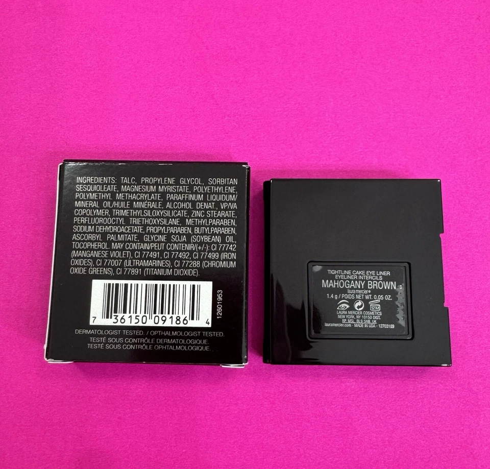 Laura Mercier Tightline Cake Eyeliner Mahogany Brown 0.05 Oz NEW IN BOX - Image 3 of 4