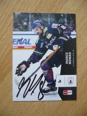DEL 2022/23 Marco Nowak #30 original signiert