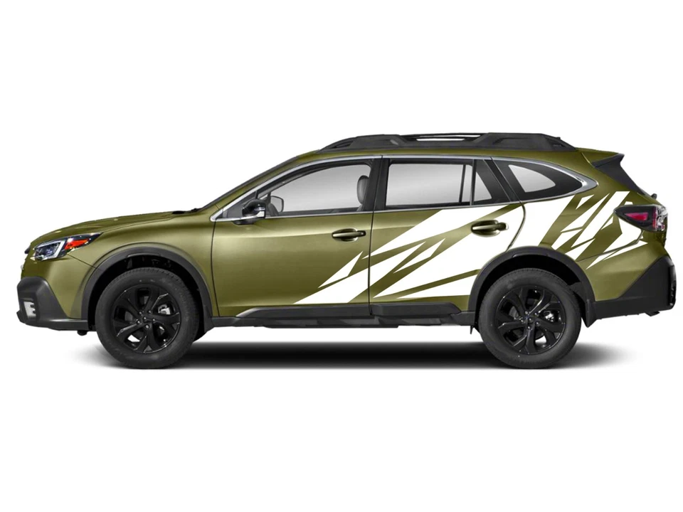 Back side geometrical graphics stickers decal compatible with Subaru Outback - Image 3 of 3