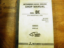 Mitsubishi Dc Diesel Engine Shop Manual Used In K914 Kobelco Mitsubishi Dc Diesel Engine Shop Manual Used In K914 Kobelco