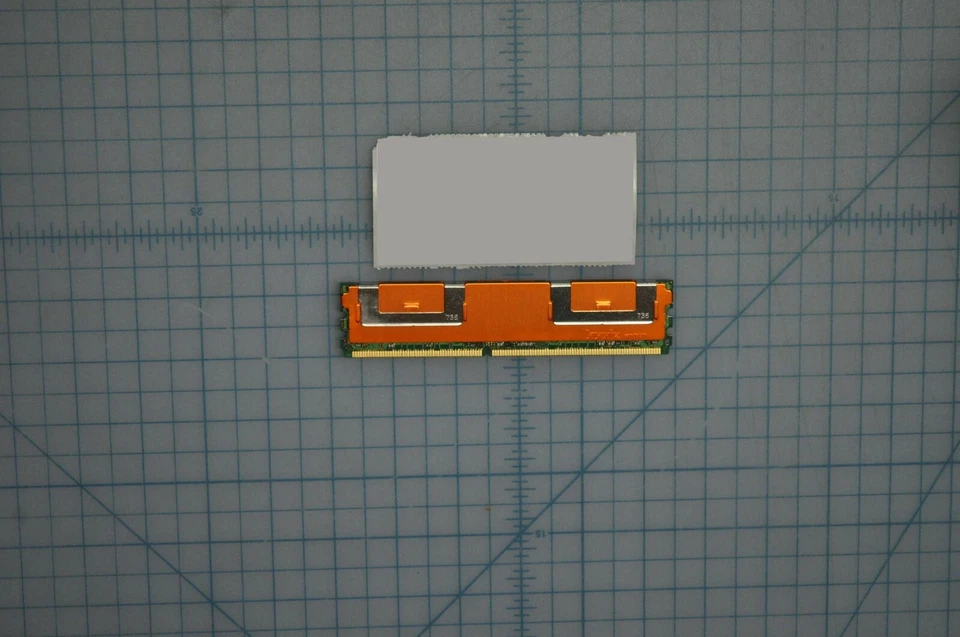 IBM Memory Power low 2GB Dual rank PC2-5300 DDR2-667MHz Buffered DIMM 46C7422 - Image 2 of 2