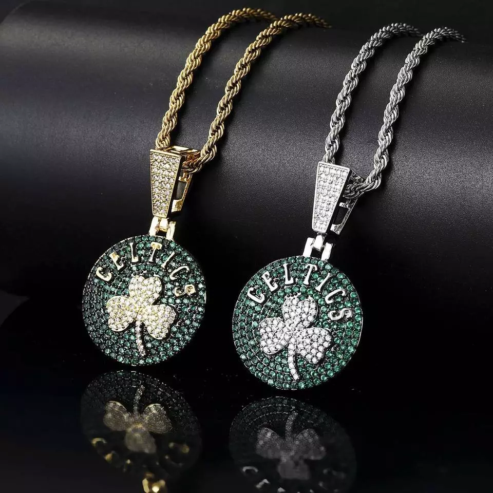 Boston celtics necklace clearance