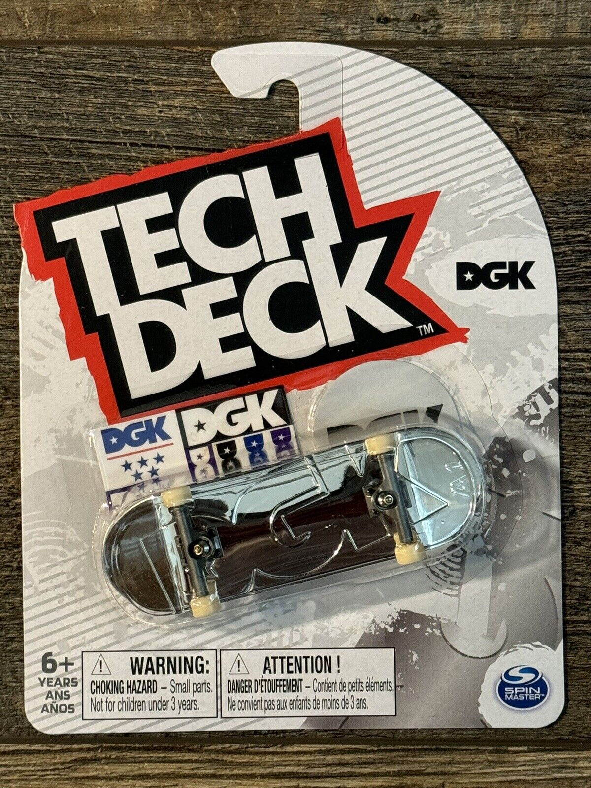 2022 TECH DECK  DGK Platinum Chrome Ultra Rare Fingerboard - Factory Sealed