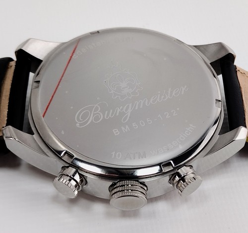 Burgmeister BM505-122 Melbourne, Gents watch, Analogue, Quartz - w/ New Battery! - Picture 20 of 22