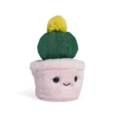 FAO Schwarz 7" Sparklers Plant Golden Ball Cactus Toy Plush New