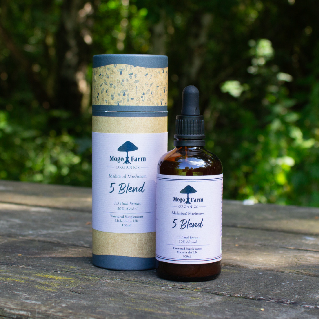 Complejo de hongos - Chaga, Cordyceps, melena de leones y más, calidad premium 50/100 ml