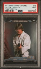 2014 Star Wars Chrome LUKE SKYWALKER 1E Perspective PSA 9 MINT