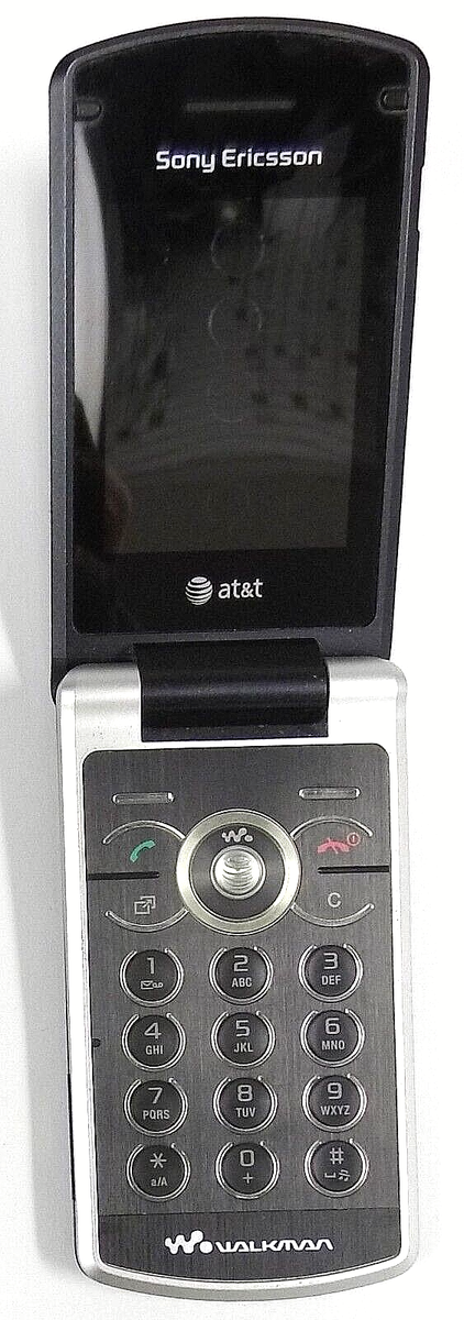 Sony Ericsson Walkman W518a - Gray and Silver ( AT&T ) Rare MP3