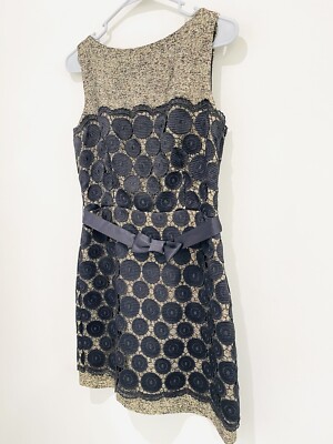 Milly Gold Metallic Dotted Mini Cocktail Lined Silk Woman's Dress Size 4 | eBay Milly Gold Metallic Dotted Mini Cocktail Lined Silk Woman's Dress Size 4 | eBay