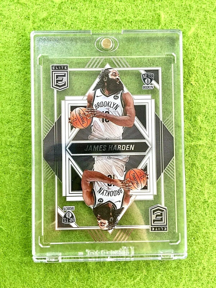 JAMES HARDEN CLEAR CARD JERSEY #13 NETS SP 2021-22 Elite DECK James Harden 76ers