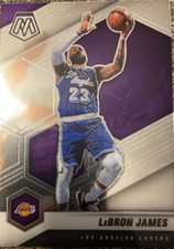2020-2021 PANINI MOSAIC LEBRON JAMES BASE #81 NM LOS ANGELES LAKERS