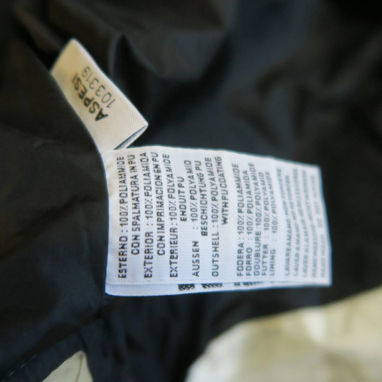 Aspesi Off White Thermore Field Jacket Island Kurtz Field Med M Veilance Stone - product detail image 4