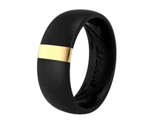 RINFIT Silicone Ring for Men. MetalBar Collection. Comfortable Wedding Band