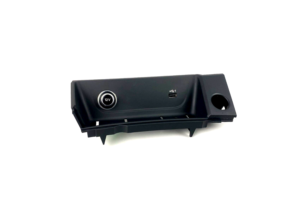 Audi A4 B9 Center Console Storage Box USB Port Surround Trim 12V