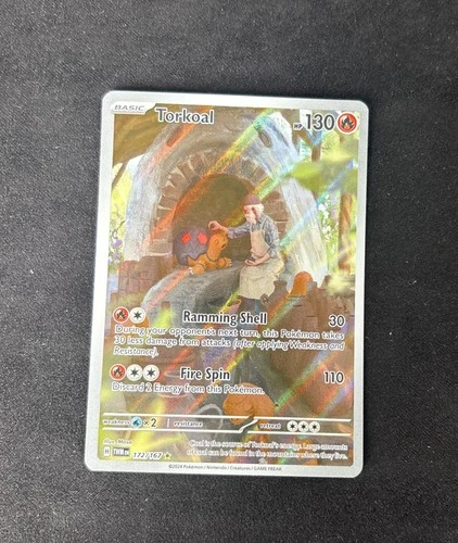 Pokémon Twilight Masquerade Torkoal IR Illustration Rare 172/167 NM