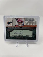 2001 Fleer Focus Certified Cuts Josh Huepel #CCJH Die Cut Auto Vols Dolphins 