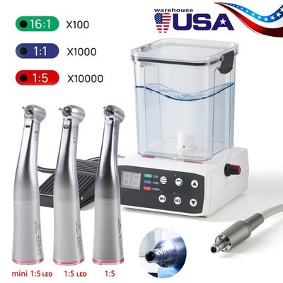 Dental Brushless LED Electric Micro Motor /1:5 Increasing Handpiece for Practice