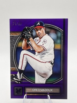 2025 Topps Museum Collection Purple Greg Maddux /99 Braves