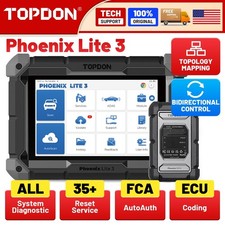  2026 TOPDON Phoenix LITE3 ECU KEY Coding OBD...