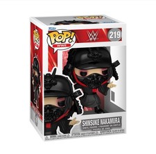 FUNKO POP! WWE SHINSUKE NAKAMURA VINYL FIGURE #219 w/ PROTECTOR + FREE SHIPPING