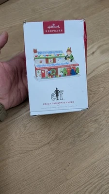 Hallmark 2023 Crazy Christmas Cheer ELF Light & Sound Ornament NIB ( Read 👇)
