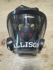 Scott AV-3000 HT Fire Fighter SCBA Mask w/ Amp Bracket SIZE: Medium 5-pt Net BG