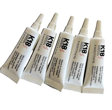 K18 Leave-In Molecular Repair Hair Mask 0.17 Oz / 5 ml - bundle of 5 Travel size