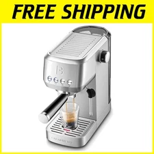 20-Bar Stainless Steel Espresso Machine with Milk Frother