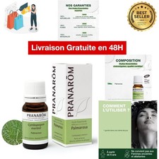 Pranarôm Huile Essentielle Palmarosa Bio HECT 10 ml - Pure et Naturelle