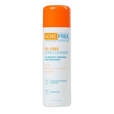 Acne Free Oil-Free Cleanser, Benzoyl Peroxide 2.5 with Glycolic Acid to Prevent