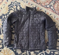 Patagonia Jacket Size Medium Men’s Black Nano Puff Puffer Primaloft Medium $239