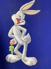 90's Looney Tunes Bugs Bunny Warner Bros Studio Store T-Shirt- MEDIUM USA MADE