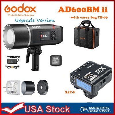 US Godox AD600BMII+X2T-F 600Ws Outdoor Studio Flash+Portable bag for Fuji