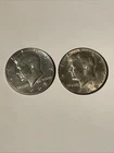 Lot Of (2) 40% Silver Kennedy Half Dollars - Mixed Dates