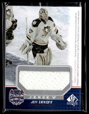 2014-15 SP Game Used Stadium Series Materials Jerseys Jeff Zatkoff Pittsburgh