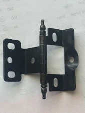 Amerock 3/4 in Door Thickness Full Inset, Full Wrap, Minaret Tip Antique English