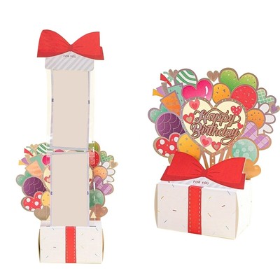 Salvadanaio Regalo Compleanno Oro Rosa, Scatola Porta Soldi Con Sacchetti, Regalo Creativo Per Genitori E Amici
