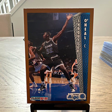 Fleer 1992-93 Shaquille O'Neal Rookie #401 Orlando Magic Basketball Card
