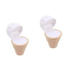  2 Pcs Kreatives Ringetui Schatulle Verlobungsringetui Eisdekoration