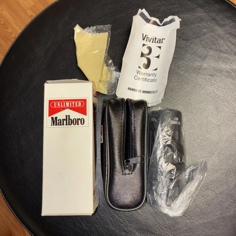 Vintage 1995 Marlboro Unlimited Vivitar 8 X 21 Monocular Scope New Open Box - Image 2 of 4