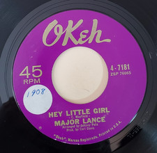 Major Lance  HEY LITTLE GIRL (GREAT SOUL 45) #7181 PLAYS VG++ NO NOISE!