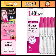 Early Result Pregnancy Test Strips - 5 Count, Accurate  Fast Results