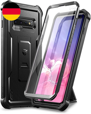 Dexnor Kompatibel Mit Hülle Samsung Galaxy S10+ Plus, [Eingebauter Displayschutz