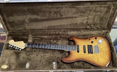 Fender American Deluxe Stratocaster FMT HSS -TOBACCO Sunburst / EBONY- 20