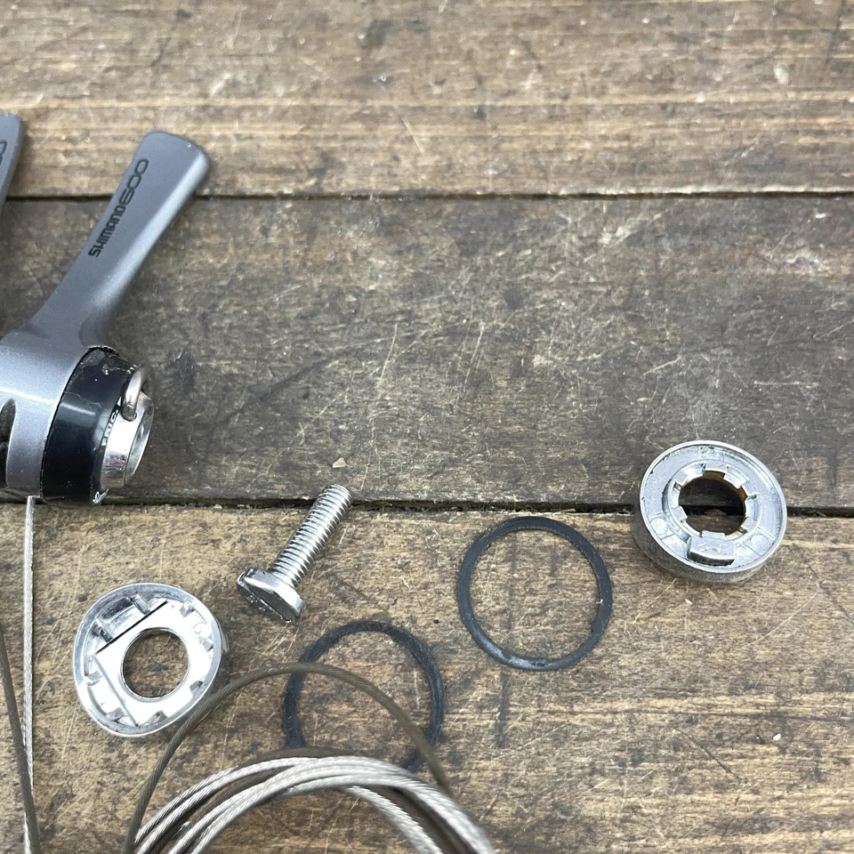 Cambios de tubo descendente Shimano 600 SL-6400 de colección 7 velocidades SIS fricción Ultegra carretera Foto 4 de 4